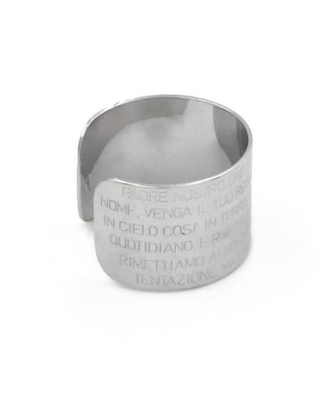 Padre Nostro Sterligsilber Bandring