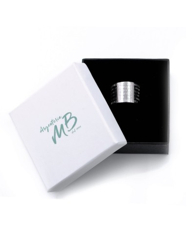 Sterling Silver Band Ring with Lord's Prayer