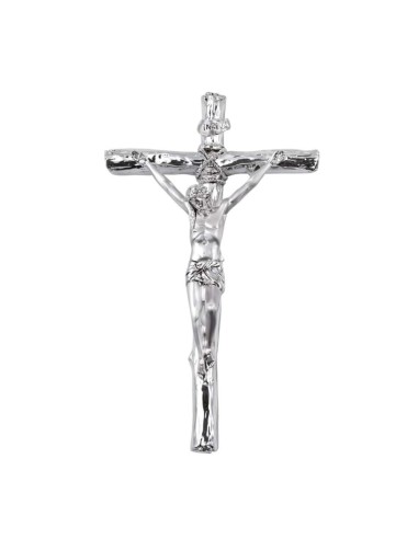 Silver Plated Resin Crucifix Valenti R18105