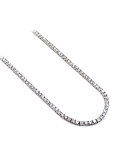 925er Sterlingsilber Tennis-Halskette