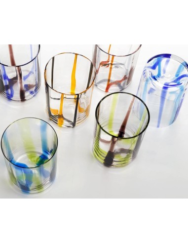 Zafferano Tirache Set 6 Bicchieri Tumbler In...