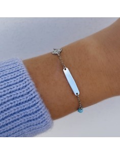 Customizable Sterling Silver Soccer Ball Bracelet For... 2
