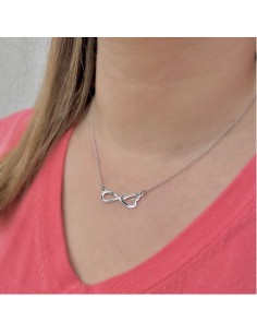 Collana Cuore Infinito in Argento 925  2