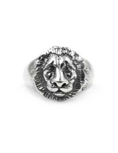 925er Sterlingsilber Löwenring 