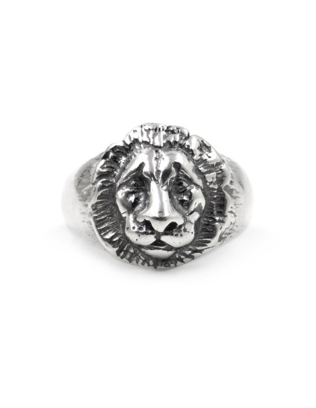 925er Sterlingsilber Löwenring 
