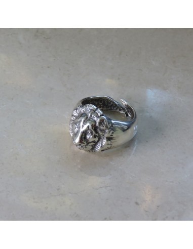 925er Sterlingsilber Löwenring 