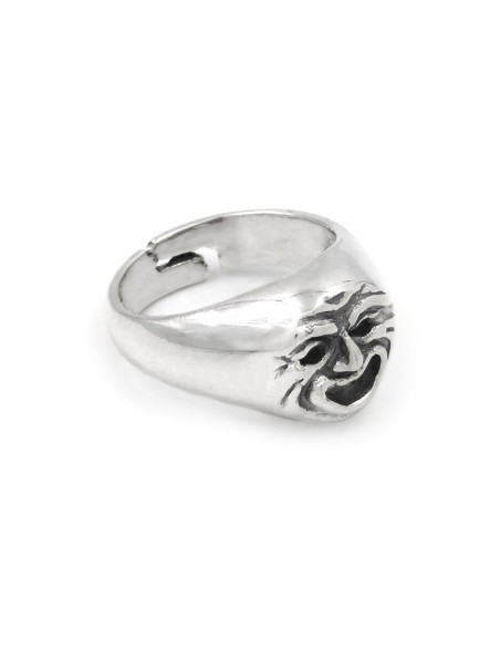 Anello da Mignolo Sorriso in Argento 925