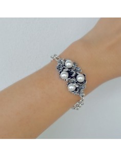 Freesien Armband aus 925er Sterlingsilber mit... 2