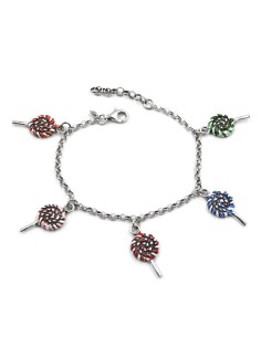Lutscher Armband aus 925er Sterlingsilber