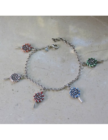 Bracciale Lecca Lecca in Argento Smaltato