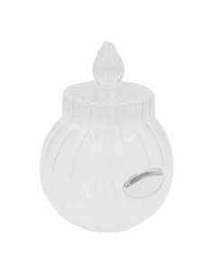 Round Blown Glass Cookie Jar 2