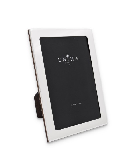Modern Sterling Silver Photo Frame 4x6