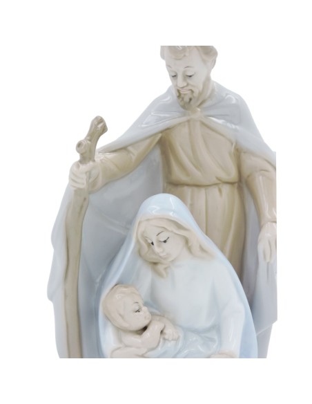 Sacra Famiglia Scultura in Porcellana 