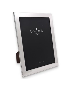 Modern Sterling Silver Photo Frame 7x9