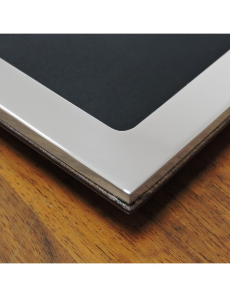 Modern Sterling Silver Photo Frame 5x7