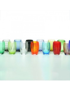 Zafferano Perle Set 6 Bicchieri in Vetro Verde 2