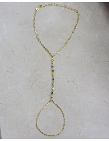 Baciapiede in Argento 925 Placcato Oro con...