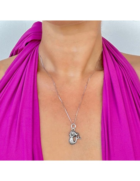 925 Sterling Silver Siren Necklace