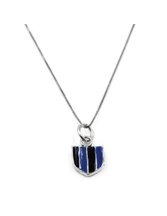 Collana Scudetto in Argento Smaltato 2