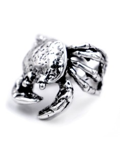 Sterling Silver Crab Ring 