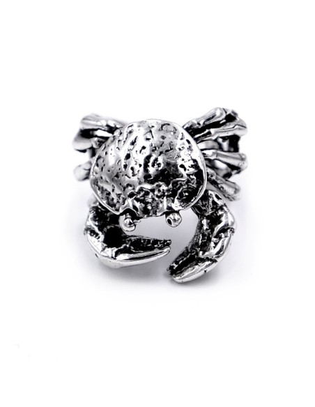 Sterling Silver Crab Ring 