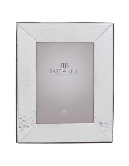 Hammered 925 Sterling Silver Picture Frame 45 Degree Corners 
