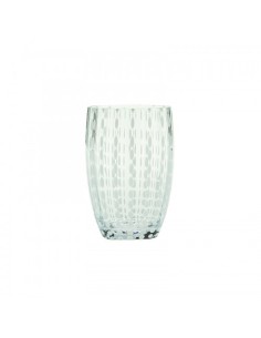 Zafferano Perle Glass Tumbler Transparent Set of 6 2