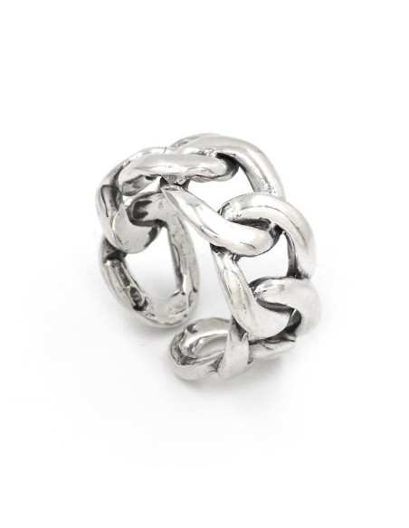 Anello Catena Grande in Argento 925