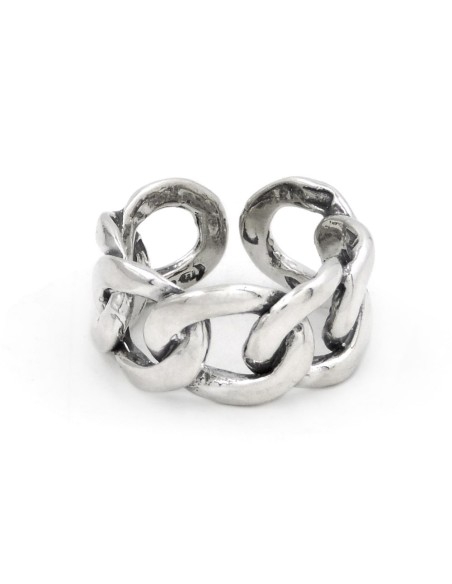 Anello Catena Grande in Argento 925