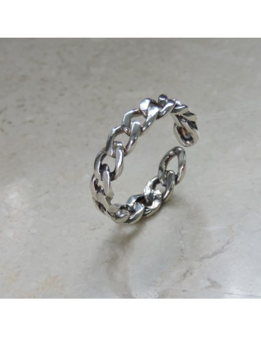 Anello Catena Grumetta in Argento 925