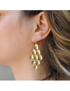 Jiamiaoi Orecchini Pendenti Con Perla E Argento 925 – Placcati Oro Bianco 18K, Perle Naturali 10-13 Mm, Confezione Regalo