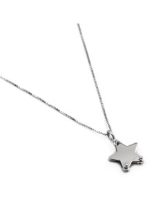 Halskette mit Sternanhänger aus 925er Sterlingsilber