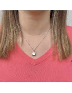 Halskette mit Sternanhänger aus 925er Sterlingsilber 2