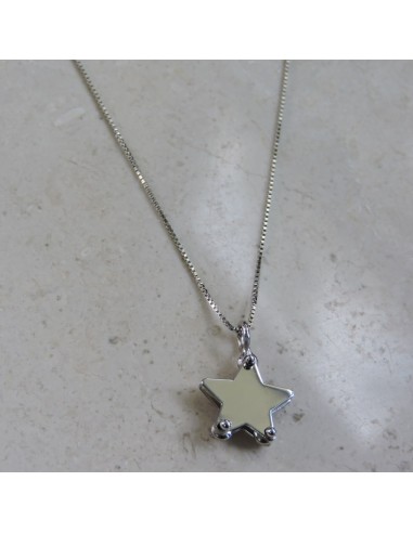 Sterling Silver Star Pendant Necklace 