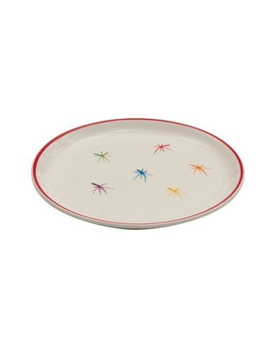 Piatto Piano Asterisco Zafferano Set 6 Pezzi