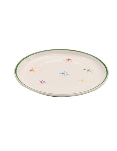 Piatto Piano Asterisco Zafferano Set 6 Pezzi