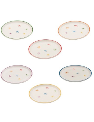 Asterisco Dessertteller 6 Teiliges Set