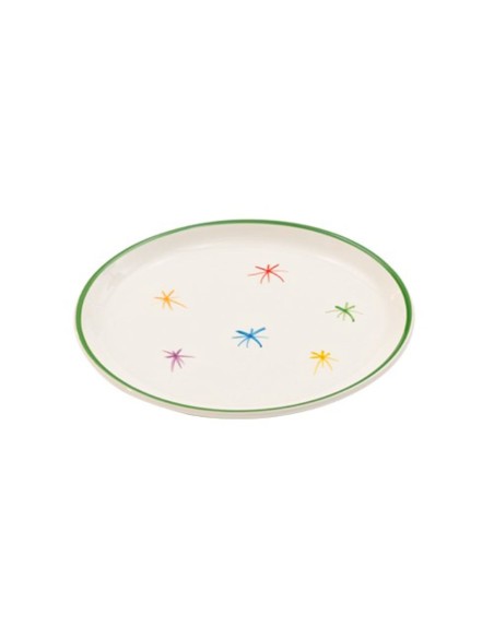 Piatto Dessert Asterisco Zafferano Set 6 Pezzi