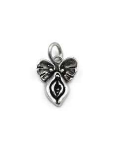Ciondolo Vagina Alata in Argento 