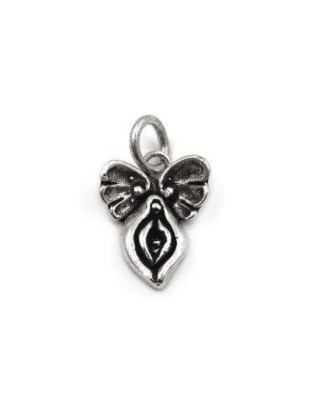 Sterling Silver Winged Pussy Pendant