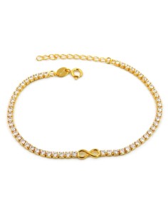 Bracciale Tennis Infinito in Argento  2