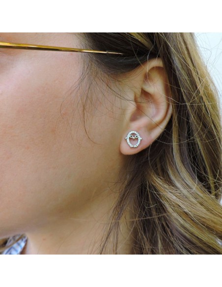 Orecchini Pinguino in Argento 