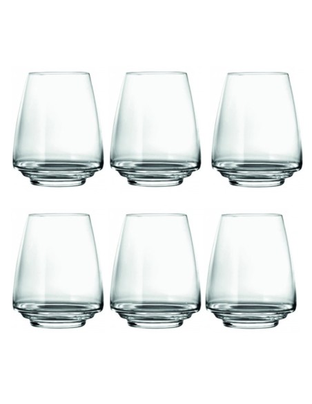 Zafferano Esperienze Set 6 Tumbler Glasses In Crystal Glass