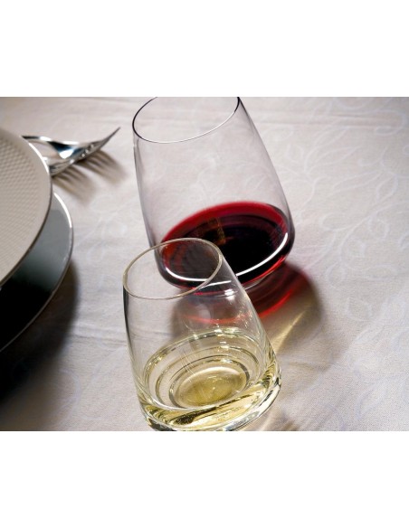 Zafferano Esperienze Set 6 Tumbler Glasses In Crystal Glass