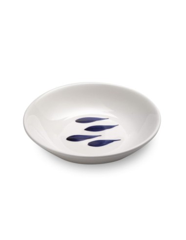 Soup Plate, Blue Fishes Decor 6 Pieces Set...