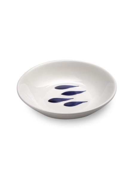 Suppenteller mit Blauem Fischdekor 6 Teiliges Set