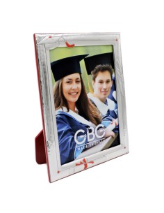 Graduation Enamelled Silver Photo Frame 5 x 7 2