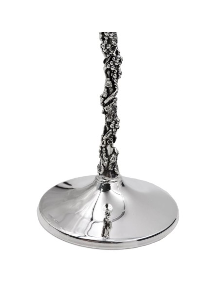 Champagnerkelch aus 925er Sterlingsilber Traubenstiel 2-teiliges Set