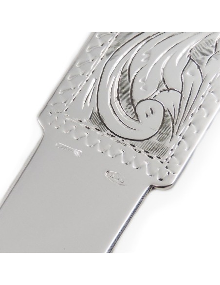 Brieföffner aus 925er Sterlingsilber Blumenmuster