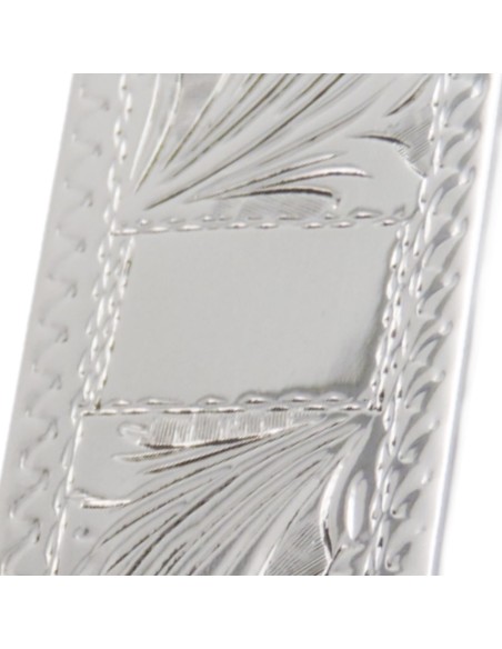 Customizable 925 Sterling Silver Letter Opener Floral Pattern